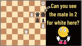 Amazing Mate in 2 Moves Puzzle [upl. by Yeltnerb]