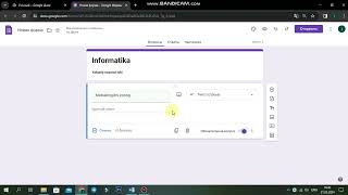 Google Formada test yaratishСоздайте тест в Google Forms [upl. by Akinahc]