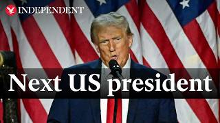 Donald Trump’s victory speech in full [upl. by Benjie]