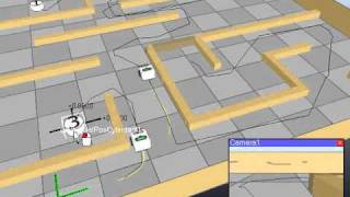 Robot Simulator Path Planning in VREP [upl. by Gehlbach]