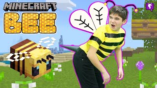 Minecraft BEE Takes Over HobbyPig Turns Into HobBEE Honey Learn How Honey is Made by HobbyKidsTV [upl. by Mccartan]