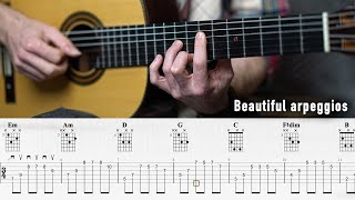 Beautiful Arpeggios for Fingerstyle Guitar [upl. by Sihonn]