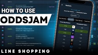 Comparing Odds Across SportsBooks  How to Use OddsJam [upl. by Ydisahc]