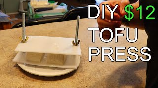 How to Make a Tofu Press  DIY CHEAP and EASY in 5 MINUTES [upl. by Atile]