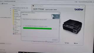 Installing Brother DCPT700W [upl. by Aseiram]