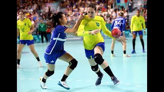 Olimpíadas  Brasil perde para a França no handebol feminino e terá decisão pela frente por vaga [upl. by Annawak950]