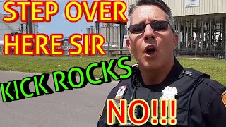 COP GETS SCHOOLED by Law Knowing Citizen 1st Amendment Audit FAIL  INTIMIDATION FAIL OWNED [upl. by Maidy]