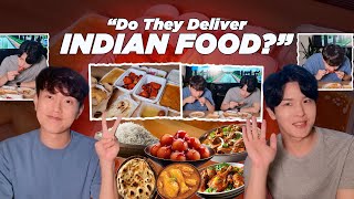 Do They Deliver INDIAN FOOD in KOREA [upl. by Ierbua]