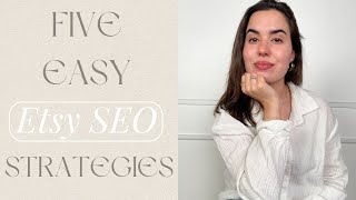 ETSY SEO TIPS THAT WILL GET YOU MORE TRAFFIC  quick and effective Etsy SEO tips and tricks [upl. by Norvun]