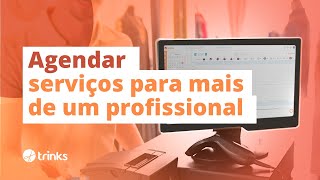 Como agendar serviços para mais de um profissional [upl. by Deny326]