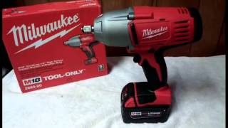 Milwaukee M18 Impact Wrench 2663 Review [upl. by Lorrie530]