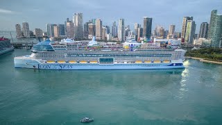 El crucero más grande del mundo llega a Miami [upl. by Laszlo218]