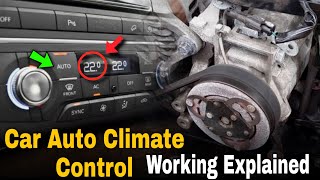 Car Auto Climate Control Working Explained in Urdu Hindi  Car AC auto temperature control [upl. by Acisseg]