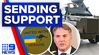 Australia sending more military aid to wartorn Ukraine  9 News Australia [upl. by Estes]