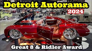 DETROIT AUTORAMA 2024  Over 2 hours of Amazing Hot Rods Customs Lowriders amp Motorcycles  Part 1 [upl. by Sucitivel]