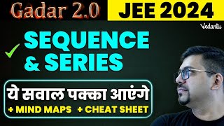 Sequence and Series Class 12 JEE PYQs  JEE 2024 Maths New Syllabus Class 12 Maths  Harsh Sir [upl. by Enaxor]