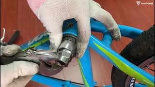 48V 500W EBike Conversion Kit Installation for Cassette [upl. by Elston]