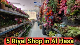 Five Riyal Shop in Al hasa Saudi Arabia Hofuf5 Riyal Mall in KSA [upl. by Olathe842]