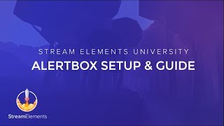 StreamElements AlertBox Guide [upl. by Eisned]