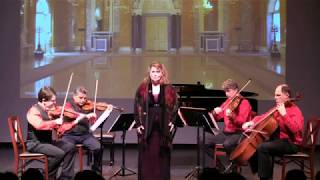 Mozart Exultate Jubilate clip Rebecca Littig soprano National Chamber Ensemble [upl. by Narahs]