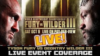 FURY vs WILDER 3  LIVE COVERAGE [upl. by Antonina]