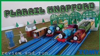 TOMY Plarail Knapford Station  Review and Run [upl. by Evanthe]