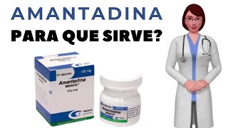 AMANTADINA que es y para que sirve amantadina como se toma amantadina 100 mg tablets [upl. by Itoc]