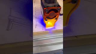 ShopBot Desktop CNC with 7W JTechPhotonics Laser cncwoodworking lasercutting dollhousemaking [upl. by Oznola446]