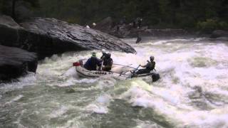 4700 cfs  Pillow Rock Rapid Upper Gauley River [upl. by Ahseinat]