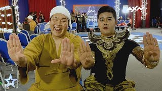 Yumbo Dump and Angel Tornado Do Finger Dance  Asia’s Got Talent 2017 [upl. by Tezil]