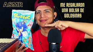 ASMR ME REGALARON UNA BOLSA DE GOLOSINAS EN UN CUMPLEAÑITO [upl. by Arihs]