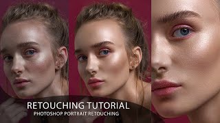 photoshop tutorial portrait beauty retouching photo editing [upl. by Aisor]