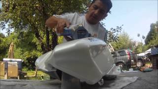 How to Caswell prep plastic tank part 1 [upl. by Haridan]