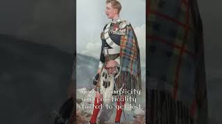 Clan tartans are a Victorian invention highlander scottishhistory kilt scotland [upl. by Airtap]