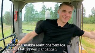 Mattias hjullastare smiter i Svenska truckers säsong 5 [upl. by Kenelm]