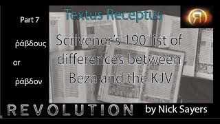 Part 7  An Examination of Scriveners 190 List by Nick Sayers [upl. by Ursel]