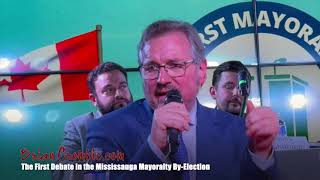 The First Debate in the Mississauga Mayoralty ByElection [upl. by Htessil]