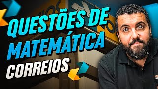 Concurso Correios  Resolução de Questões de Matemática  Banca IBFC [upl. by Leid100]