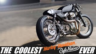 Cafe Racer Harley Davidson Sportster built by kevan Cahyadi  Solace Motorcycle [upl. by Asseral]