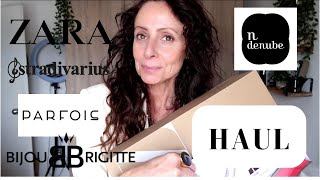 TRY ON HAUL  Zara Stradivarius Parfois Bijou Brigitte y N de Nube [upl. by Satterfield]