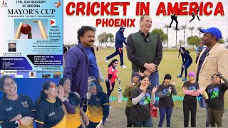 Mayors Cup Fundraiser Cricket Tournament 2024  Cricket in Phoenix America [upl. by Nosyd]