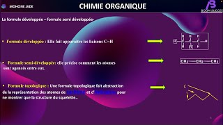 Chimie organique la formule développé semidève et topologique [upl. by Enilemme]