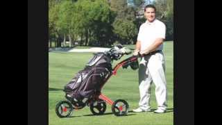 CaddyTek Model  CaddyLite 135 Golf Push Cart with FREE Umbrella Holder [upl. by Elyad440]