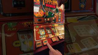 classic tuppenny nudger fruit machine [upl. by Hewes352]