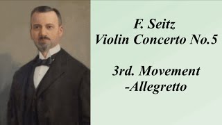 Seitz Concerto No5 Op22 3rd Movement in DMajor [upl. by Man]