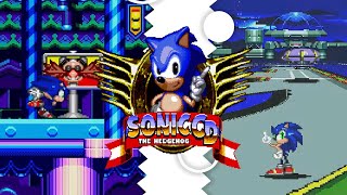 SA1 Sonic in Sonic CD ✪ Full Game Playthrough 1080p60fps [upl. by Sinegold538]