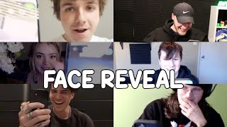 DREAMS FACE REVEAL REACTIONS  1 [upl. by Airdnek]