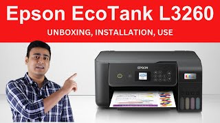 Epson L3260 Printer Affordable Efficient EcoFriendly – Unboxing amp Tech Review in Hindi [upl. by Clements]