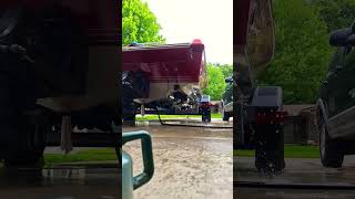 Four Winns Thru Hull Exhaust Muffler Sound Test [upl. by Aika]