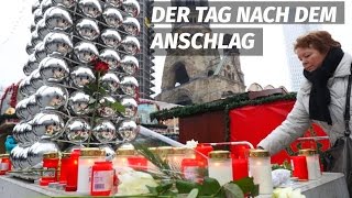 Das sagen Berliner am Tag nach dem Anschlag auf Weihnachtsmarkt an der Gedächtniskirche [upl. by Nalda]